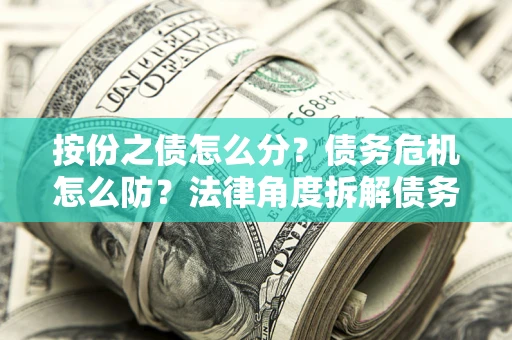 北京按份之债怎么分？债务危机怎么防？法律角度拆解债务分配与风险自保指南