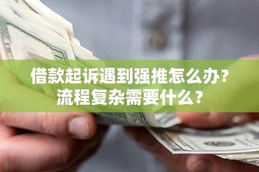 北京借款起诉遇到强推怎么办？流程复杂需要什么？