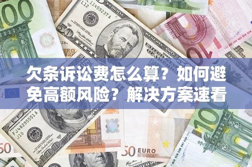 北京欠条诉讼费怎么算？如何避免高额风险？解决方案速看！