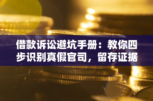 北京借款诉讼避坑手册：教你四步识别真假官司，留存证据不踩雷