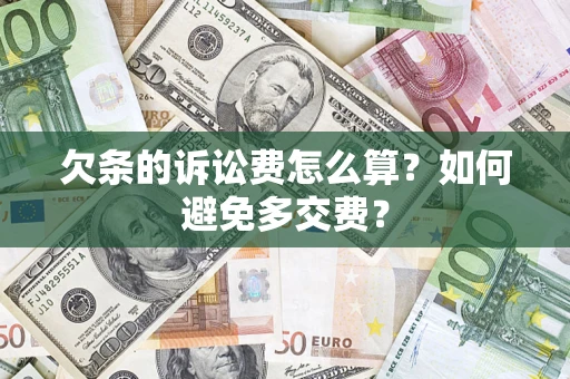 北京欠条的诉讼费怎么算？如何避免多交费？