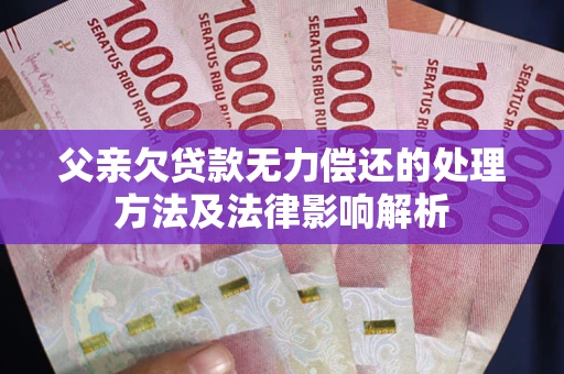 北京父亲欠贷款无力偿还的处理方法及法律影响解析